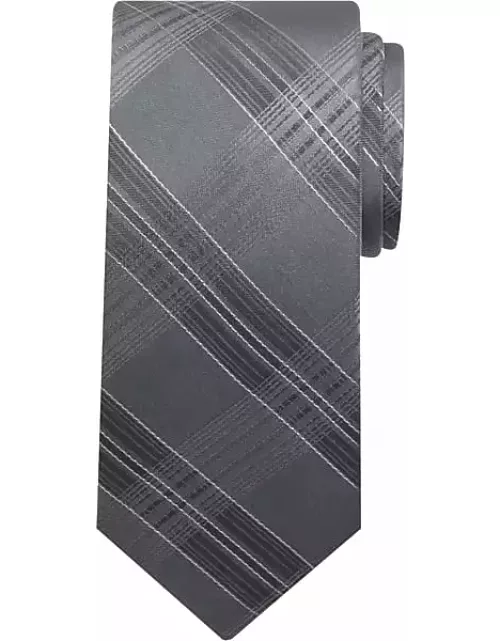 Awearness Kenneth Cole Men's City Plaid Tie Grey