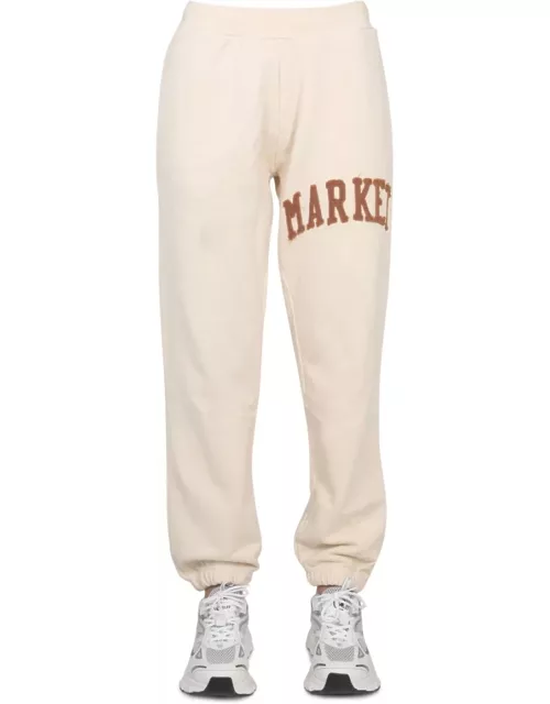 Market Pants With Applied Logo