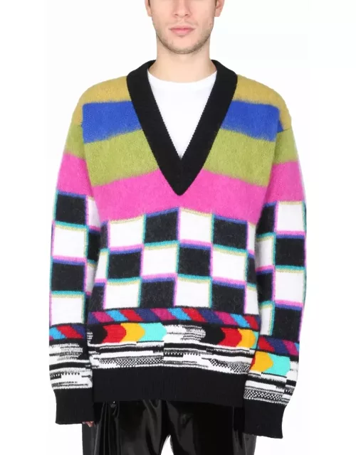 Dolce & Gabbana glitch Sweater