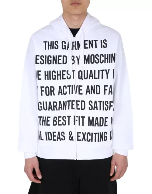 Moschino Sweatshirt With Zip