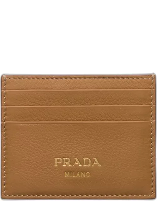 Grain Leather Card Holder
