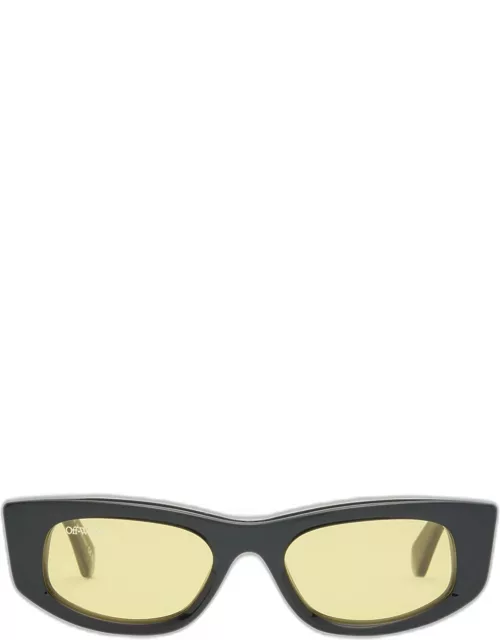 Men's Matera Acetate Rectangle Sunglasse