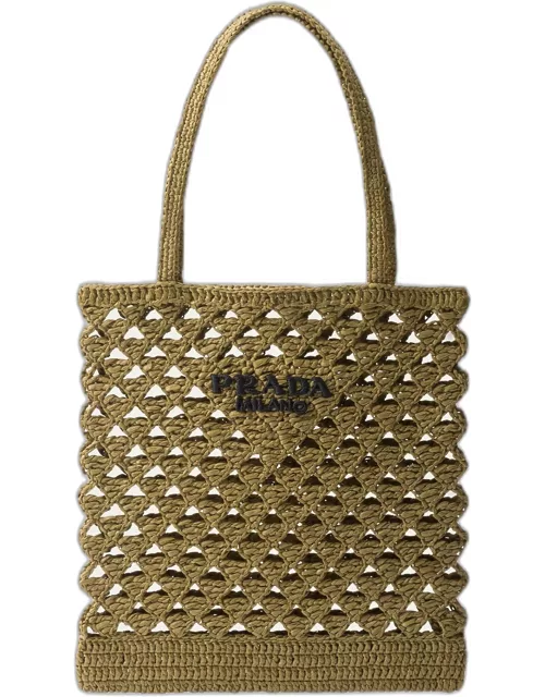 Logo Crochet Tote Bag