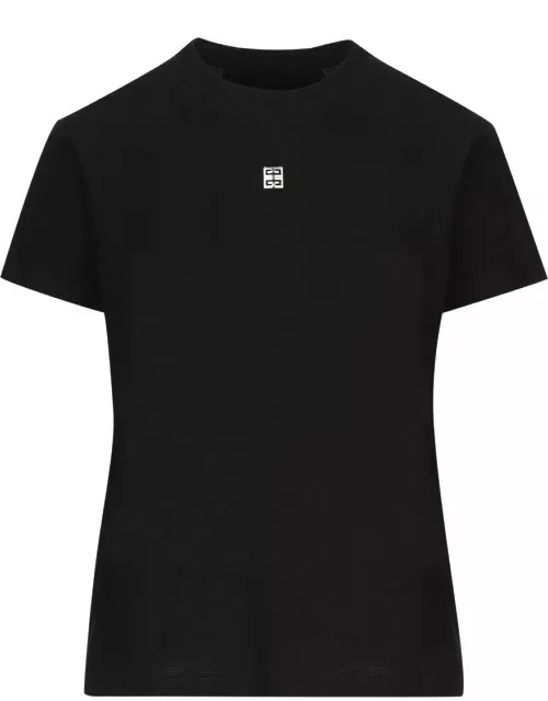 Givenchy 4g Plaque Crewneck T-shirt