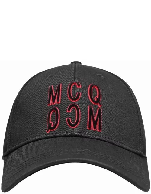 MCQ Logo Baseball Cap - Black