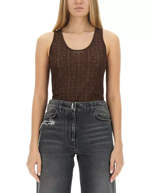 Givenchy Jacquard Knitted Tank Top