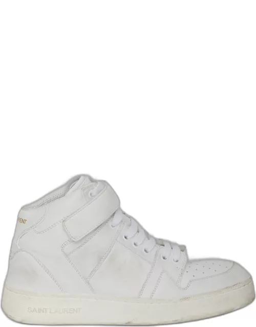 Saint Laurent Lax Sneakers In Washed-out Effect Leather