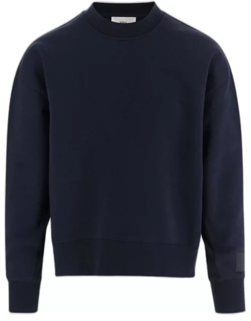 Ami Alexandre Mattiussi Cotton Blend Sweatshirt With Logo