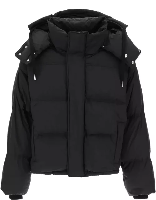 Ami Alexandre Mattiussi Down Jacket With Detachable Hood