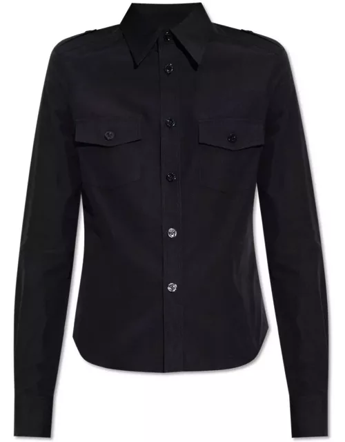 Saint Laurent Buttoned Long-sleeved Shirt
