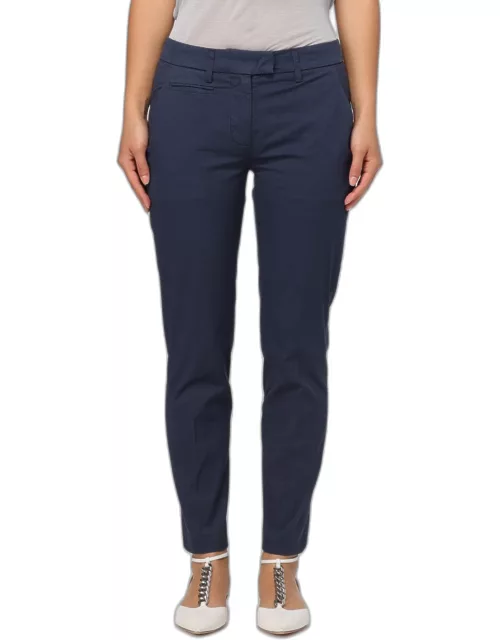 Pants DONDUP Woman color Gnawed Blue