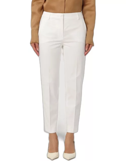 Trousers MAX MARA Woman colour White