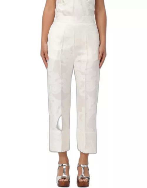 Trousers SEMICOUTURE Woman colour White