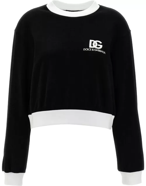 Dolce & Gabbana Sweatshirt With Logo Embroidery