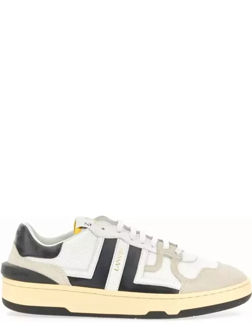 Lanvin Mesh, Suede And Nappa Leather Sneaker