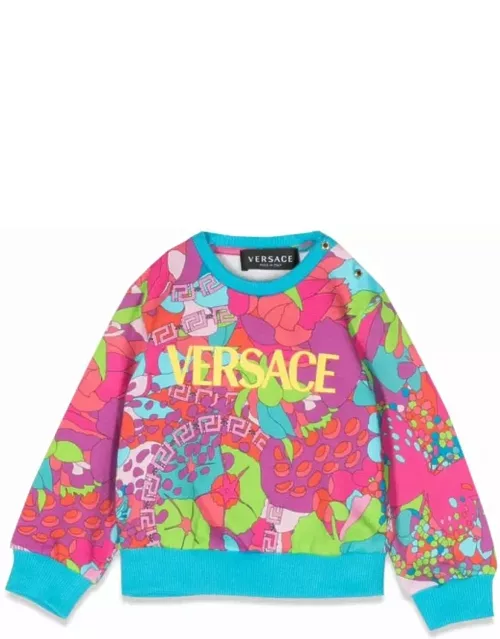 Versace Floral Crewneck Sweatshirt