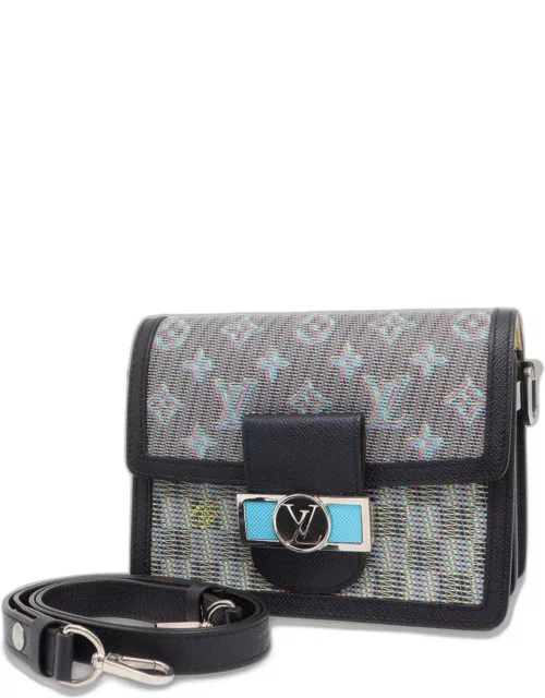Louis Vuitton Damier Monogram LV Pop Canvas Mini Dauphine Shoulder Bag
