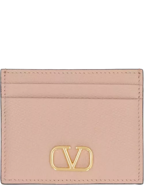 Valentino Garavani - Logo Detail Leather Card Holder