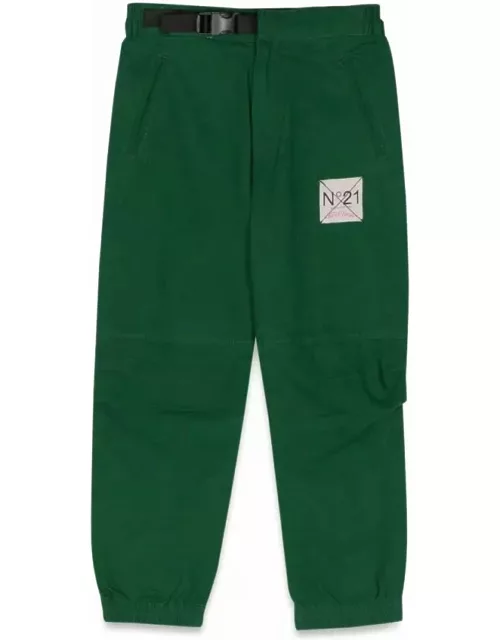 N.21 Pants With Logo Patch
