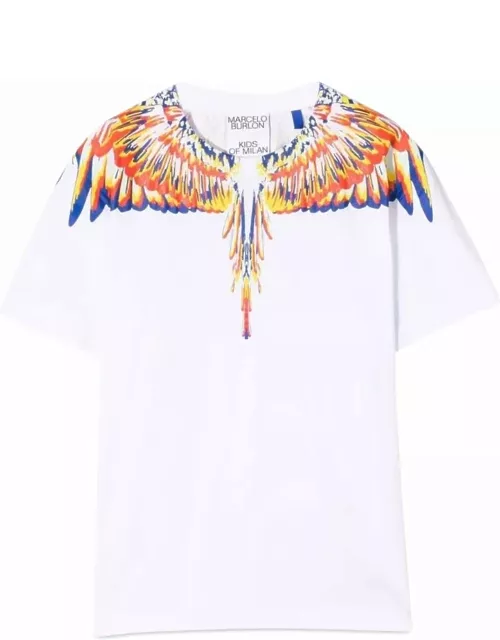 Marcelo Burlon Tempera Wings T-shirt S/