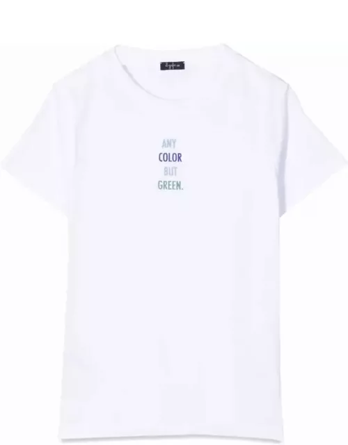 Il Gufo T-shirt M/short Blue/white