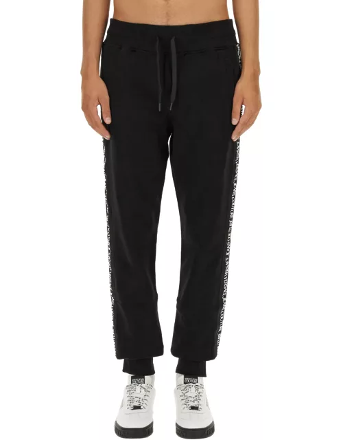 Versace Jeans Couture Sweatpants With Branded Side Stripe