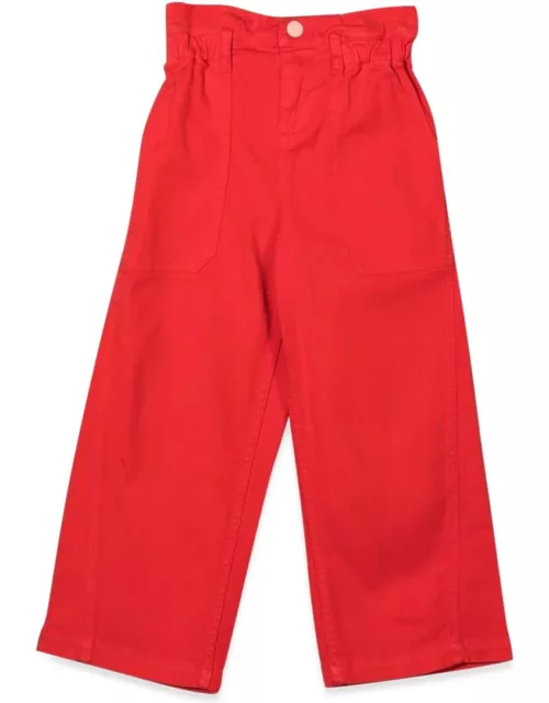 Marc Jacobs Wide Leg Pants Patch On The Back