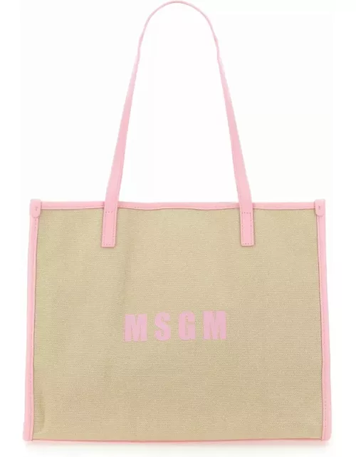 MSGM Tote Bag With Logo
