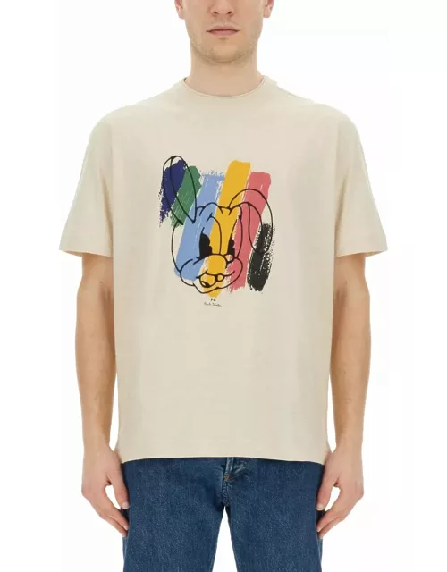 PS by Paul Smith Mens Reg Fit Ss Tshirt Rabbit