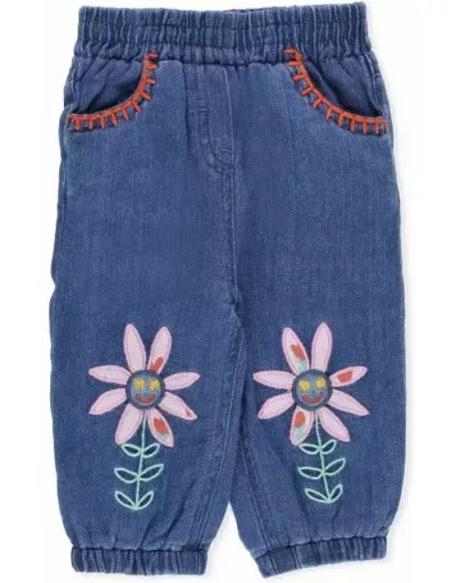 Stella McCartney Pants With Embroiderie