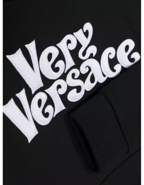Sweatshirt Fleece Very Versace Embroidery