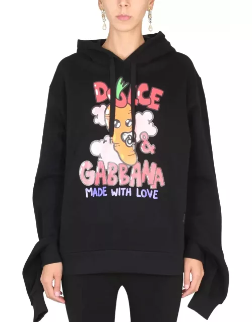 Dolce & Gabbana Sweatshirt With Print By Giampiero Dalessandro