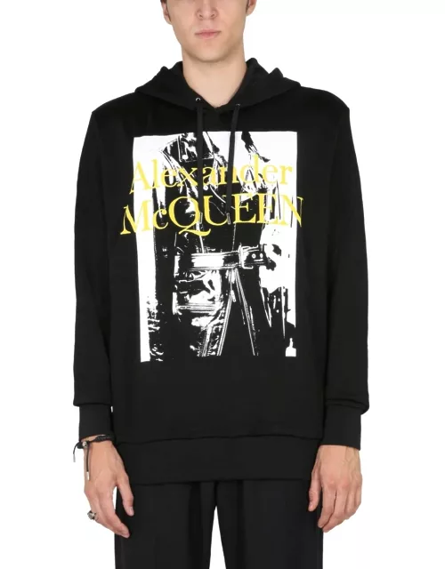 Alexander McQueen Sweatshirt With Atelier Print