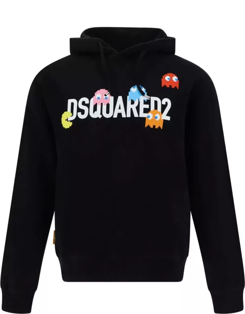 Dsquared2 Pac-man Cool Fit Hooded Sweatshirt