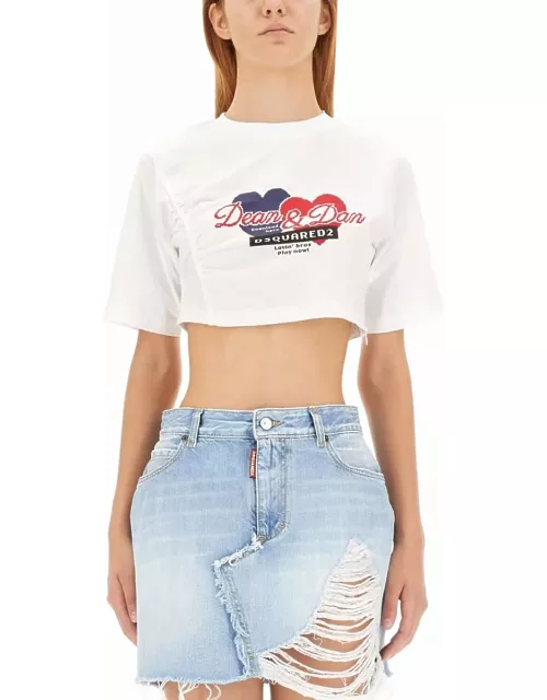 Dsquared2 Cropped Fit T-shirt