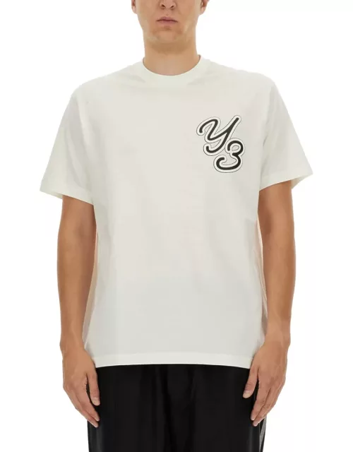 Y-3 Logo Cotton T-shirt