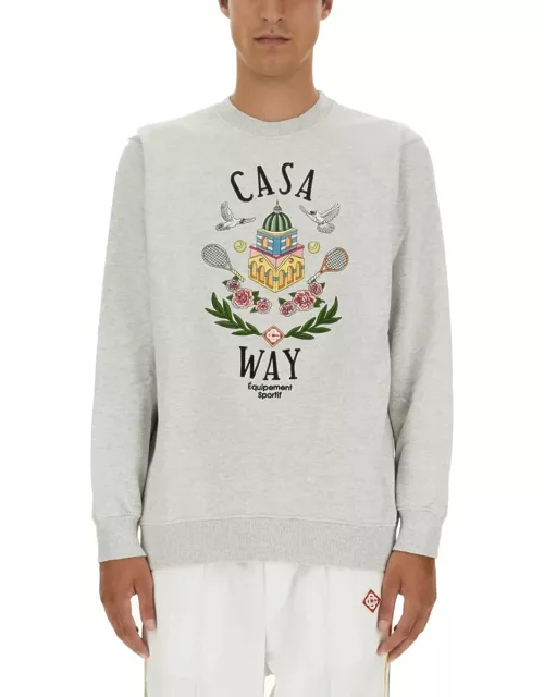 Casablanca Casa Way Embroidered Sweatshirt