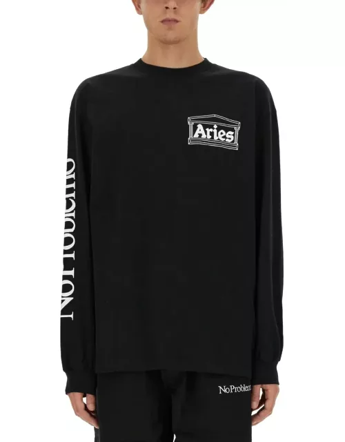 Aries Sweatshirt With Logo Print