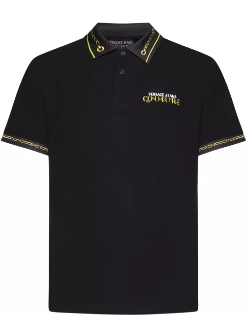 Versace Jeans Couture Chain-link Polo Shirt