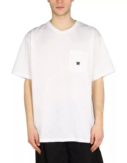 Needles Embroidered Logo T-shirt