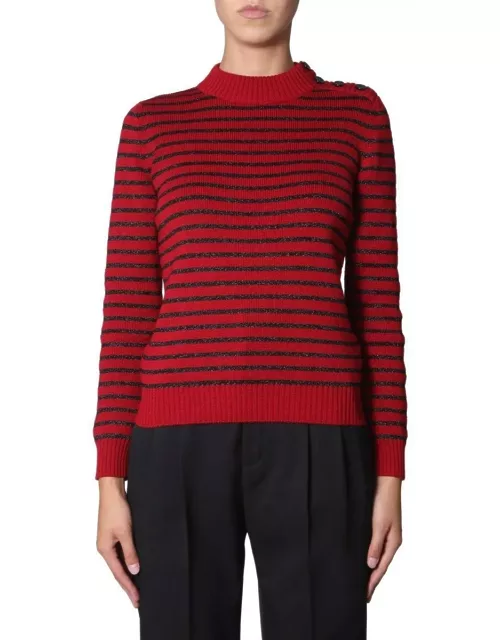 Saint Laurent Striped Knit Sweater