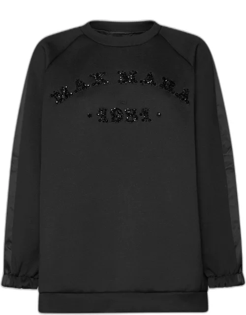 Max Mara Bratto Logo Cotton-blend Sweatshirt
