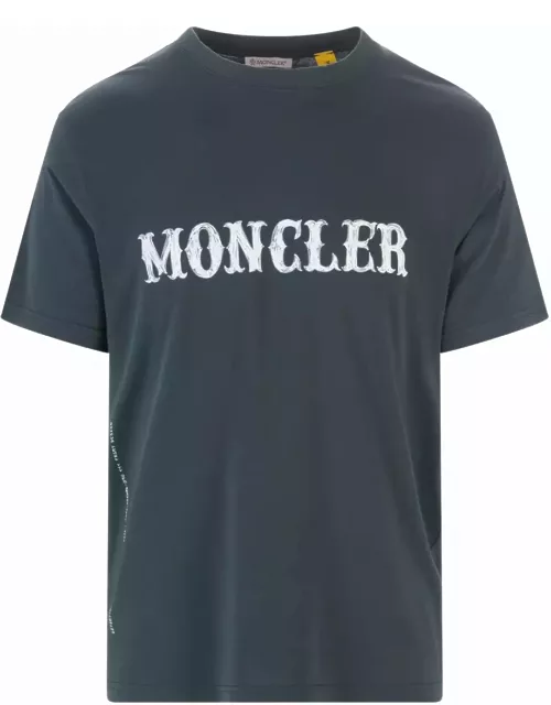 Moncler Genius Man Dark Green Moncler Fragment T-shirt