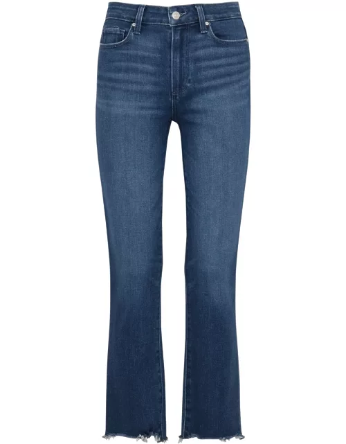 Paige Cindy Cropped Straight-leg Jeans - Blue - 24 (W24 / UK6 / XS)