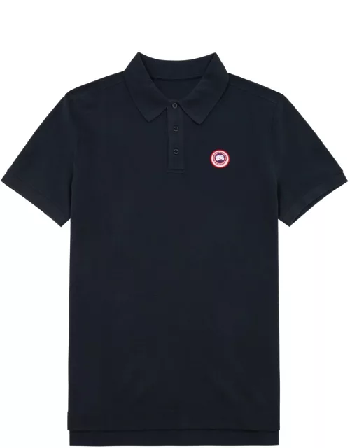 Canada Goose Beckley Logo Piqué Cotton Polo Shirt - Navy