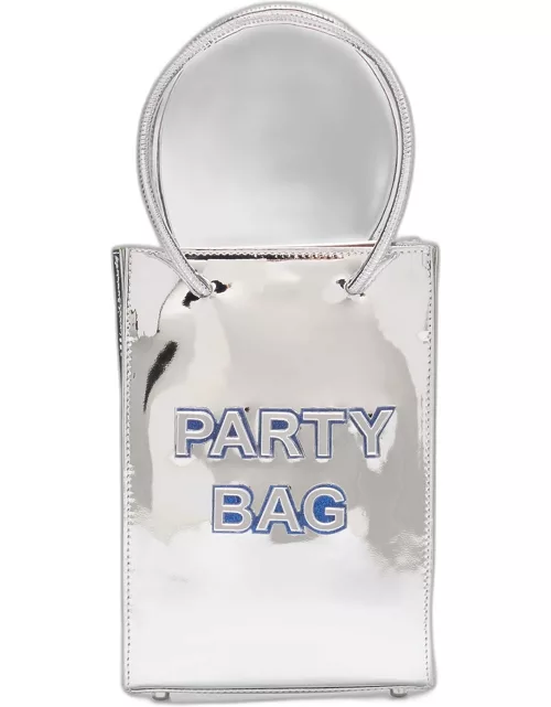 Micro Party Metallic Tote Bag