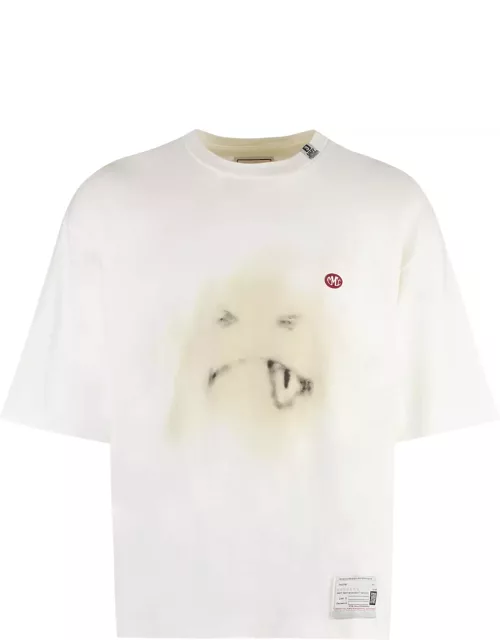 Mihara Yasuhiro Cotton Crew-neck T-shirt