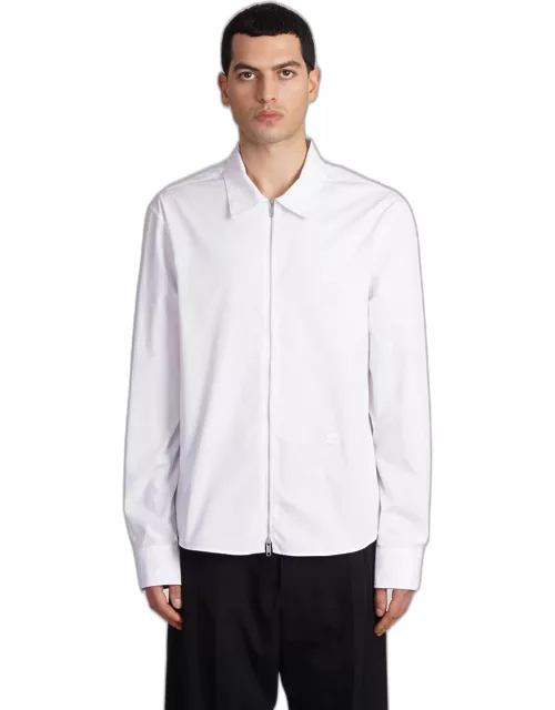 Courrèges Shirt In White Cotton