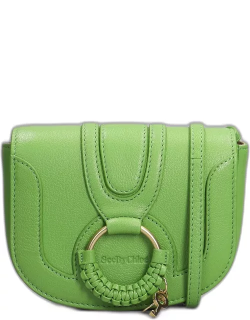 See by Chloé Hana Mini Shoulder Bag In Green Leather