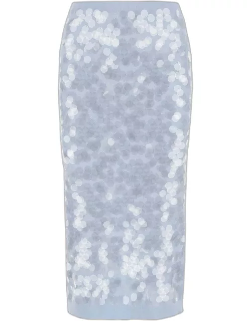 N.21 Sequined Cotton Skirt